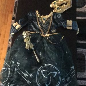 Disney Store Merida dress and accessories